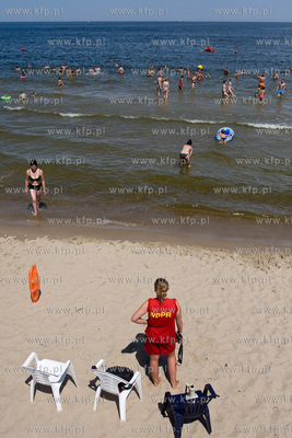 Gdansk Brzezno. Doskonala pogoda przyciaga tlumy na...