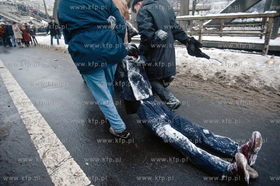 Rekonstrukcja wydarzen grudnia70 " Gdynia70. Za chleb...