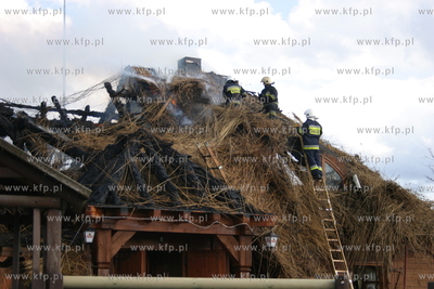 Pozar w Redzie - Ciechocinie. Splonela restauracja...
