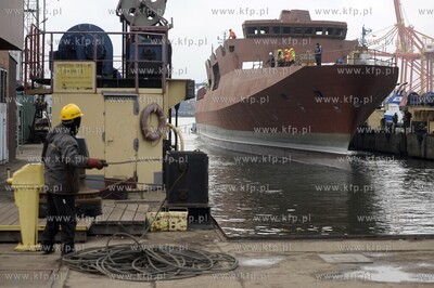 Gdynia Stocznia Marynarki Wojennej Wodowanie techniczne...