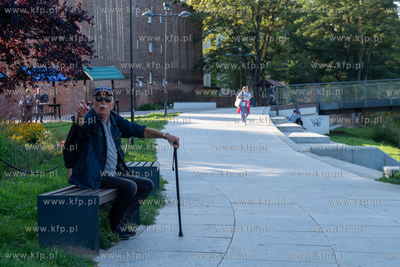 Bulwary nad Słupią w Słupsku. 22.08.2023. Fot. Konrad...