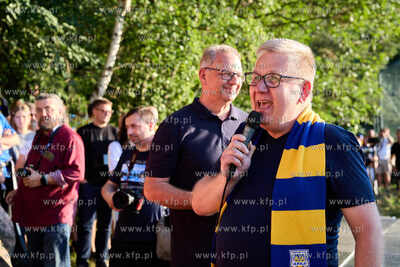 Prezentacja piłkarzy Arki Gdynia na Górce przy ul...