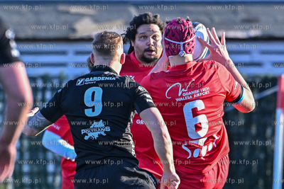 Sopot. Stadion Ogniwa Sopot. Ekstraliga rugby. Ogniwo...