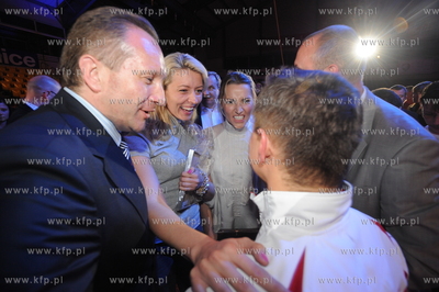 Gdansk, hala widowiskowa AWFiS. Wielka gala konczaca...