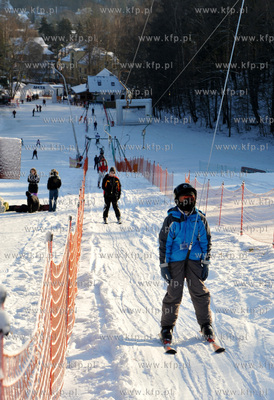 Stok narciarski i saneczkowy na Lysej Gorze w Sopocie....