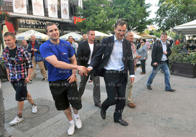 Sopot - zakonczenie kampanii wyborczej kandydata na...