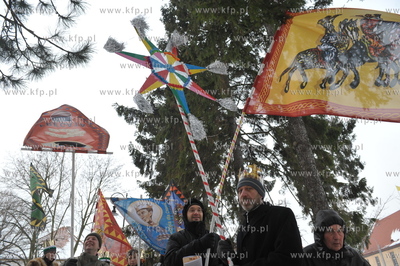 Orszak Trzech Kroli z okazji ich swieta. Pochod Trzech...