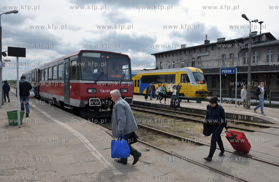 Szynobus SA101 kursujacy na trasie Koscierzyna - Chojnice...