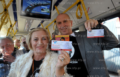 Gdansk. Oliwa. Specjalny przejazd i nadanie imienia...