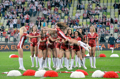 Gdansk. Stadion pilkarski PGE Arena. Mecz towarzyski...