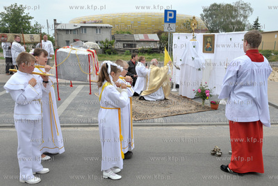 Procesja Bozego Ciala parafii sw. Anna i Joachima....