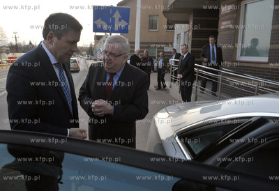 Wicepremier Janusz Piechocinski spotkal sie w Zukowie...
