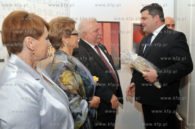 70 urodziny Lecha Walesy w oliwskim Palacu Opatow w...