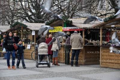 Wejherowo. Plac Jakuba Wejhera i Jarmark Bozonarodzeniowy....