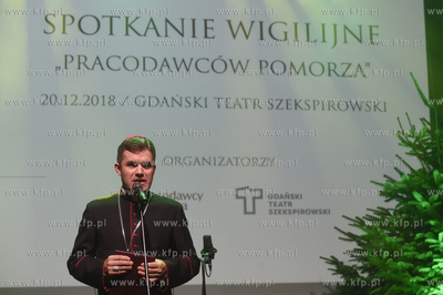 Wigilia Pracodawców Pomorza w Teatrze Szekspirowskim....