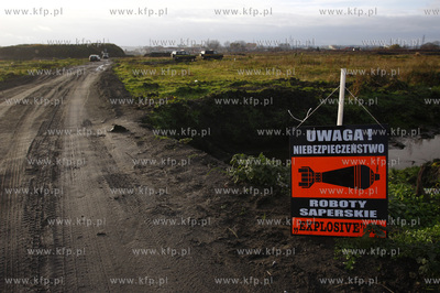 Gdansk Letnica. Miejsce gdzie ma powstac stadion pilkarski....