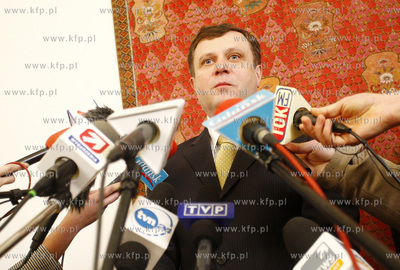 Sopot. Urzad Miasta. Konferencja prasowa Prezydenta...