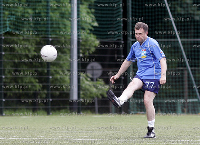 Sopot. Pilka nozna. Spotkanie towarzyskie druzyn Urzedu...