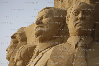 Gdansk Jelitkowo. Gdanski Festiwal Rzezby z Piasku....