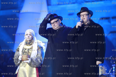 Gdansk. Dlugi Targ. Koncert Cała Polska śpiewa kolędy...