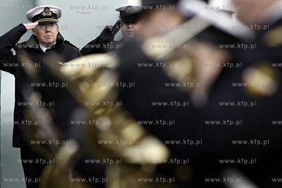 Gdynia. Wizyta admirala Sir Mark Stanhope Dowodcy Krolewskiej...