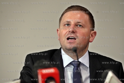 Gdansk. Konferencja prasowa prezesa Amber Gold Marcina...