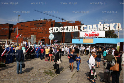 Gdansk. Uroczystosci 25 rocznicy podpisania Porozumien...