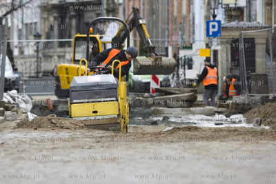 Wymiana nawierzchni ulicy Chlebnickiej w Gdańsku.
20.02.2017
fot....