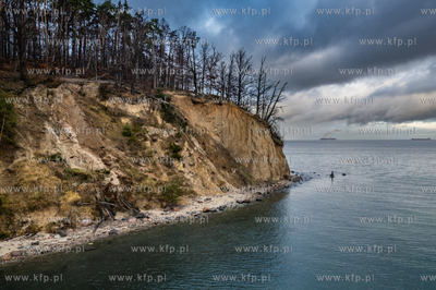 Klif orłowski. 03.01.2023 fot. Krzysztof Mystkowski...