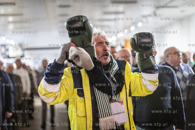 Historyczna SalaBHP Stoczni Gdańskiej. Komisja Krajowa...