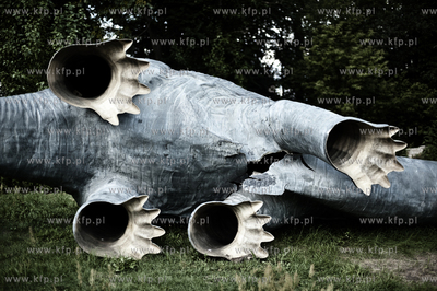 Berlin stolica Niemiec. Nz. Opuszczone wesole miasteczko...