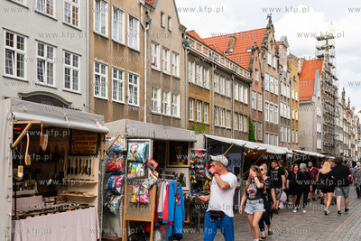 Gdańsk.ul.  Świętego Ducha. 763. Jarmark św. Dominika....