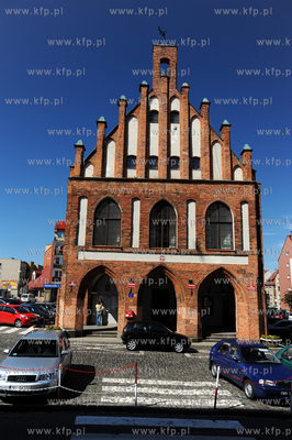 Kamien Pomorski, Stary Rynek. Gotycki ratusz z XIII/XIV...