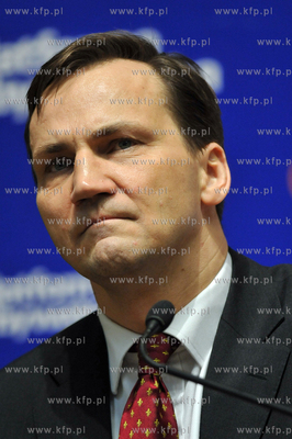 Gdansk. Spotkanie Radoslawa Sikorskiego, ministra spraw...