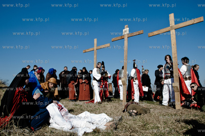 Wielki Piatek. Misterium Meki Panskiej na ulicach Gdanska....