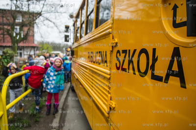 Gdansk. Pierwsza przejazdzka oryginalnego, amerykanskiego,...
