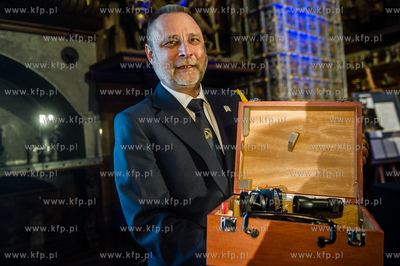 Gdansk. Dwor Artusa. Gala wreczenia nagrod dla zeglarzy...