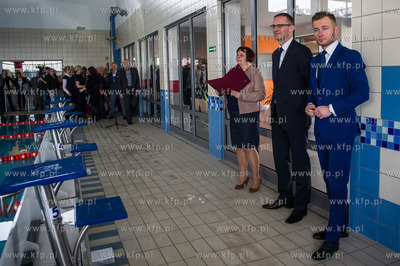 Pruszcz Gdanski. Uroczyste otwarcie krytej
plywalni...