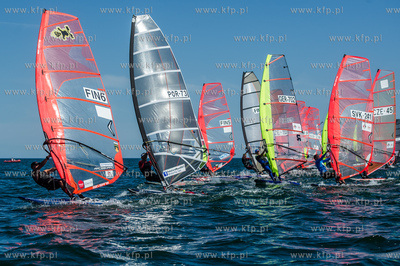 Zatoka Gdanska. Regaty Mistrzostw Swiata w klasie Raceboard,...