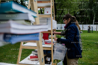 Park Połnocny w Sopocie. Festiwal Literacki Sopot....
