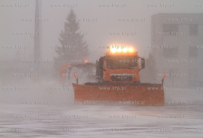 Gdansk, Rebiechowo. Akcja zima w Porcie Lotniczym Gdansk...