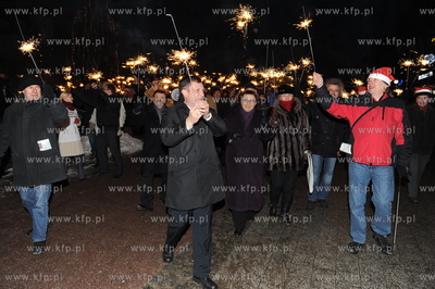 Sopot. Zakonczenie kampanii wyborczej kandydata na...