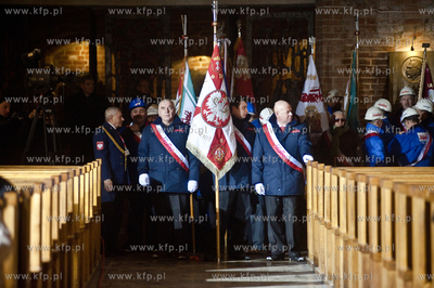 Obchody Grudnia70. Msza swieta  w Bazylice Sw. Brygidy...