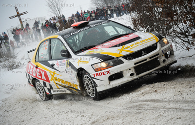 Grzybno. Odcinek specjalny 7 Rajdu Lotos Baltic Cup.
n/z...