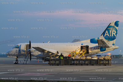 Gdansk, Rebiechowo. Nz.Saab 340 Sprint Air.
12.04.2012
fot....