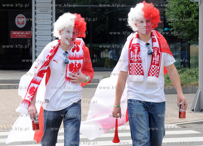 Gdansk przed meczem EURO 2012 Polska - Grecja. 08.06.2012...