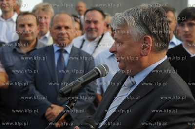 Otwarcie mostu w Kwidzynie. Bogdan Borusewicz 26.07.2013...