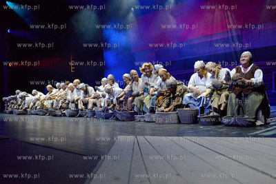 Proba medialna Chlopow w Teatrez Muzycznym w Gdyni....