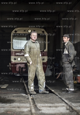 Zuławska Kolej Dojazdowa. Przejazd drezyna motorowa...