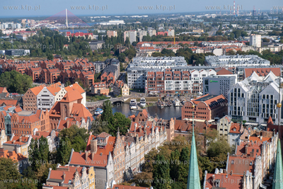 Gdańsk widziany z wieży mariackiej. 03.09.2024. Fot....